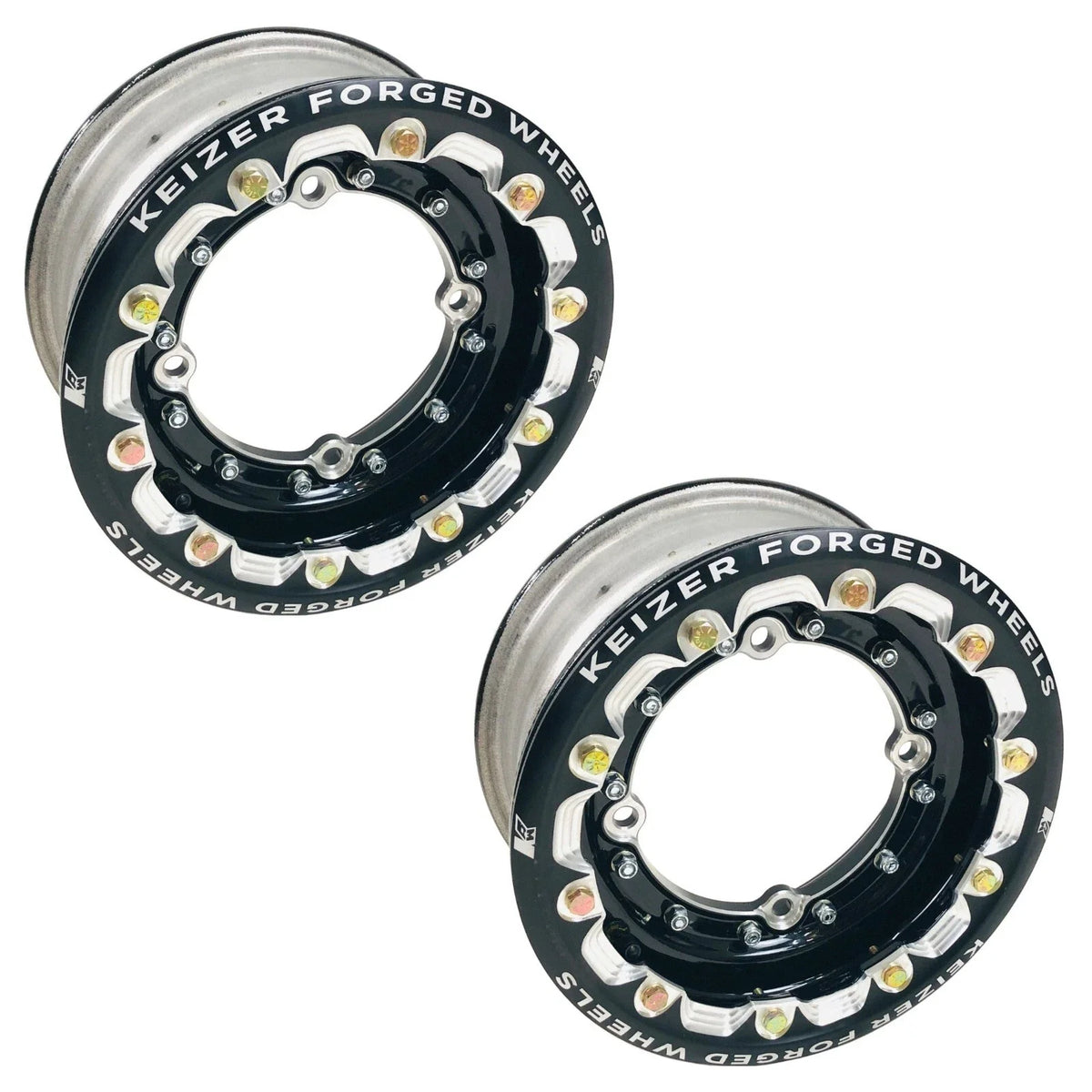 Set of 4 Beadlock Wheels for Honda TRX 250R 450R 450ER 700XX (10")