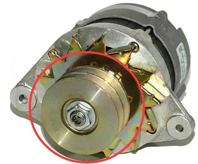 Set of 2 Groove Alternator Pulleys for Volvo Penta Marine Diesel