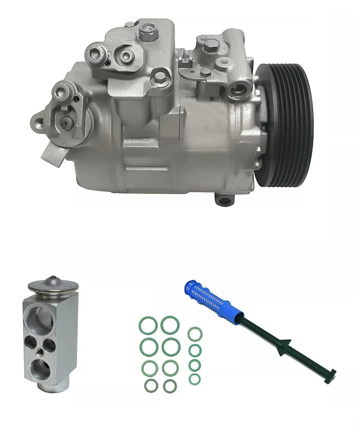 AC Compressor Kit Replacement for BMW 535i xDrive 3.0L Turbo (2008–2010)