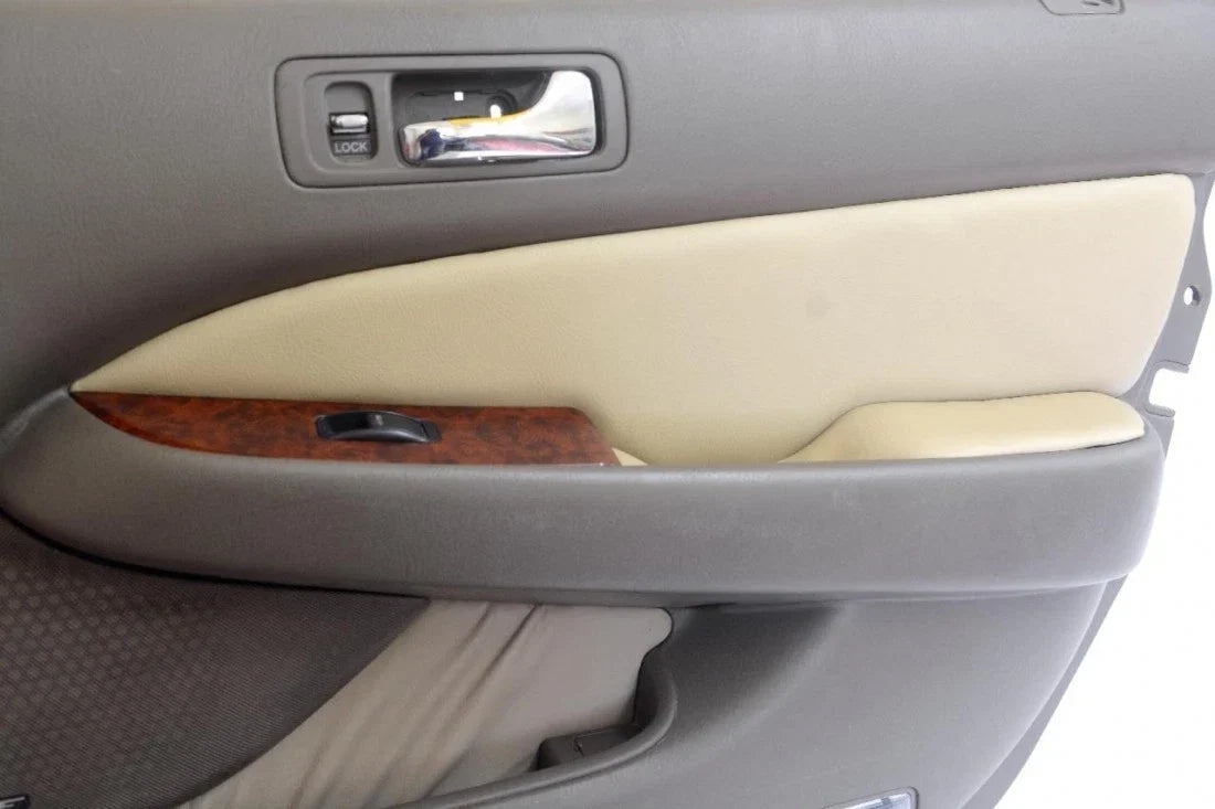 Leather Synthetic Door Panel Cover for Acura RL (1996–2003) Beige