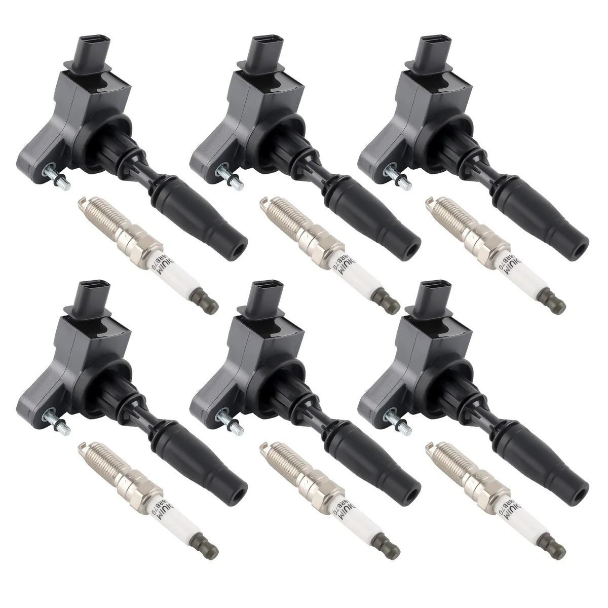 6 Ignition Coils and Spark Plugs for Chevrolet Blazer Buick LaCrosse (UF830)