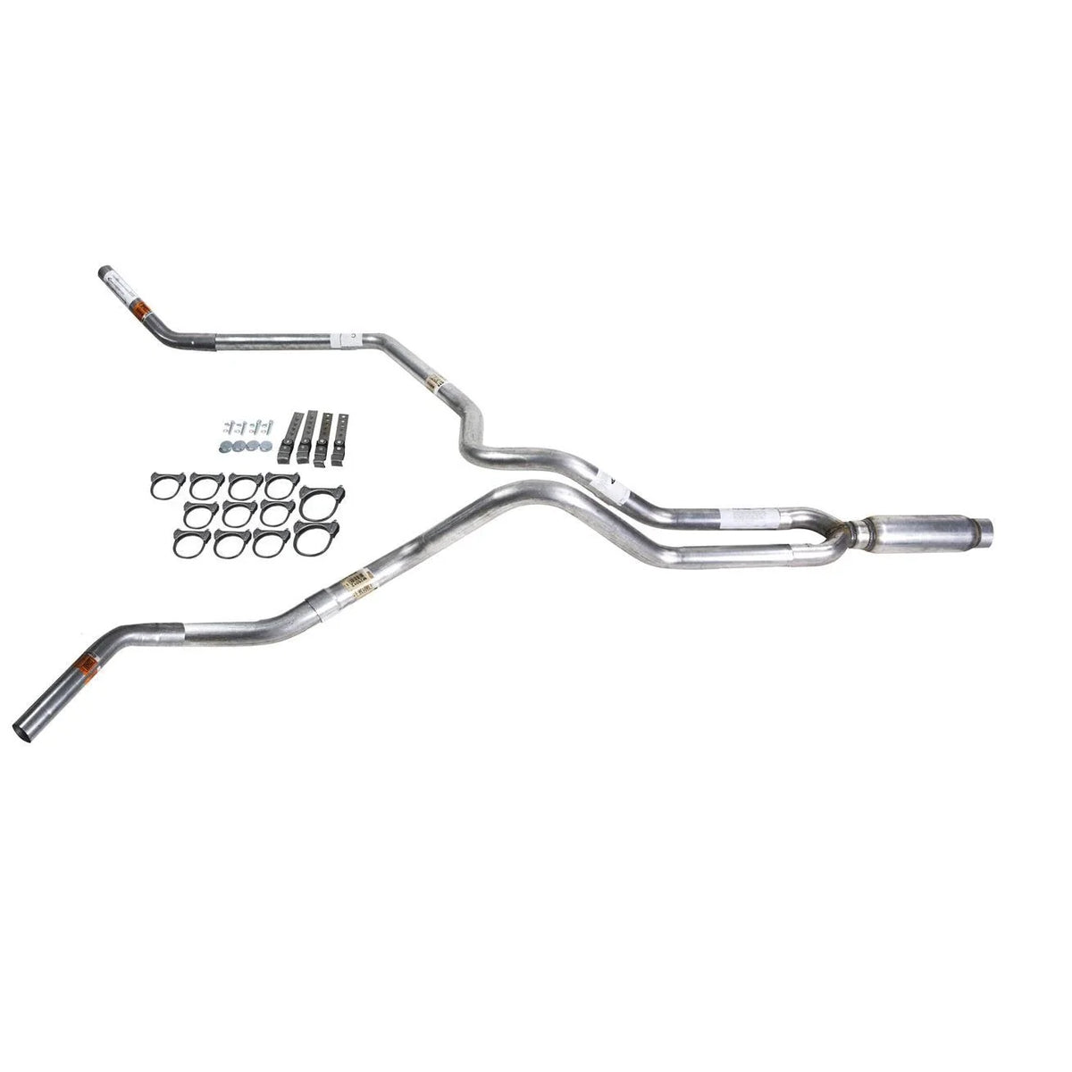 Dual Exhaust Pipe for Ram (2007–2008) - Glass Pack, Corner Exit