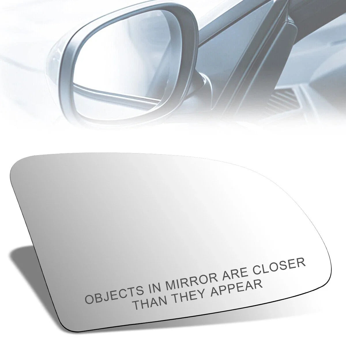 Side Door Mirror Glass for Ford Tempo Mercury Topaz (1988–1994) - Right, Convex Lens
