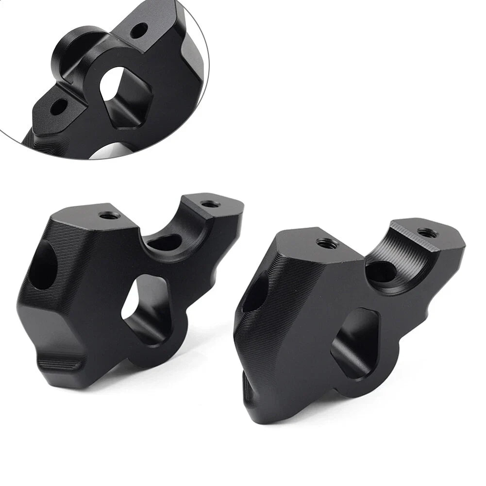 Handlebar Riser Clamp - CNC Black for BMW R1300GS (2024)