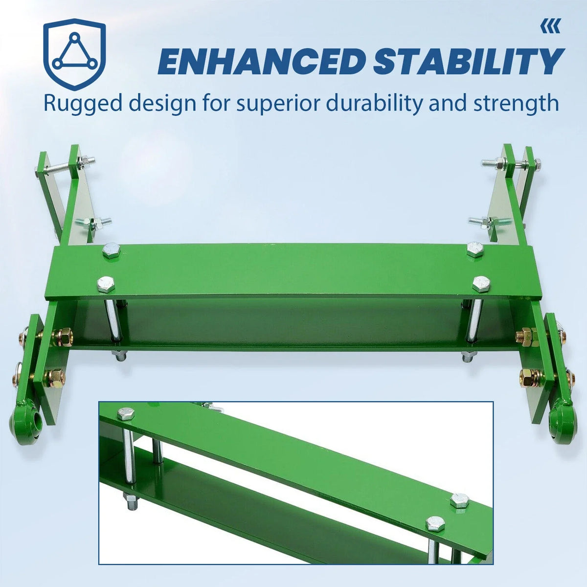 3 Point Hitch Conversion - Heavy Duty Steel for John Deere M & MT Tractor