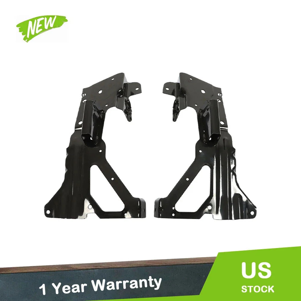 Set of 2 Front Bumper Side Brackets for Chevrolet Silverado 1500 (2016–2018)