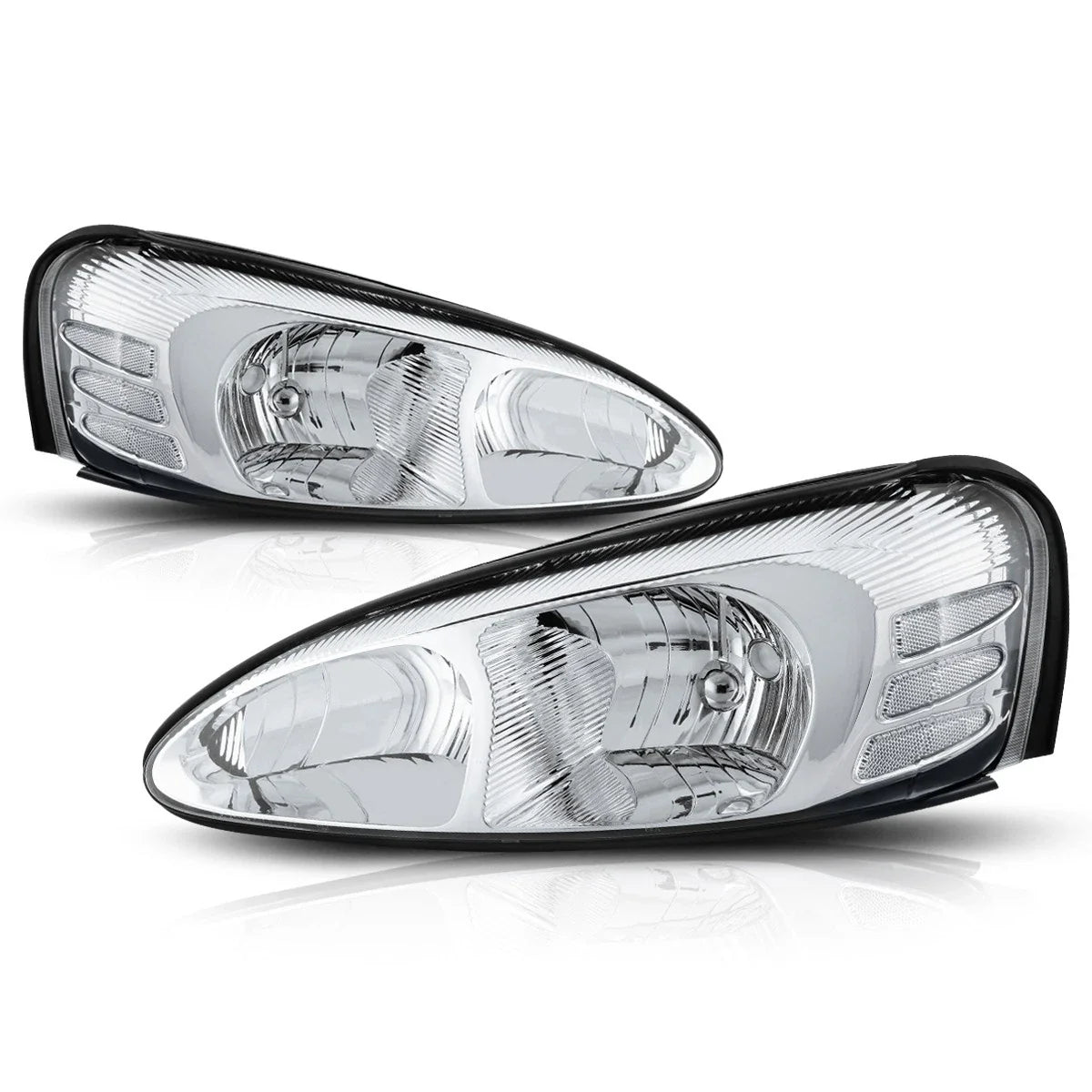 OE Style Chrome Housing Clear Corner Headlight for Pontiac Grand Prix (2004–2008)