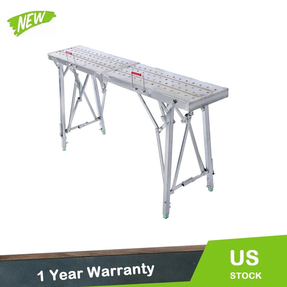 Portable Folding Scaffolding Platform Work Bench Ladder