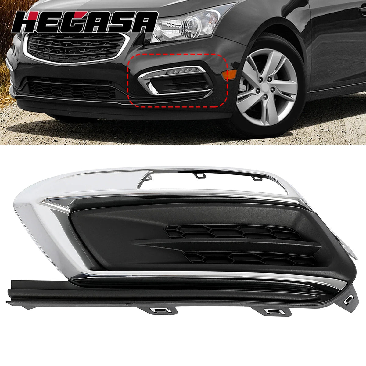2015-2016 Chevrolet Cruze Fog Light Bezel Cover #GM1038184