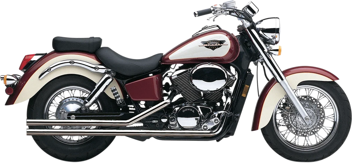 Cobra Lo-Boy Shotgun Exhaust for Honda Shadow ACE VT750C/CD (1998–2003)