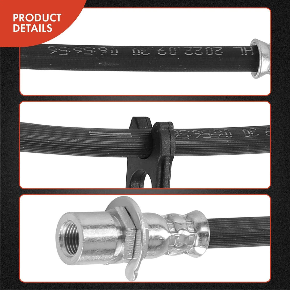 Left Front Brake Hydraulic Hose for Ford F-150 Lobo (2009)