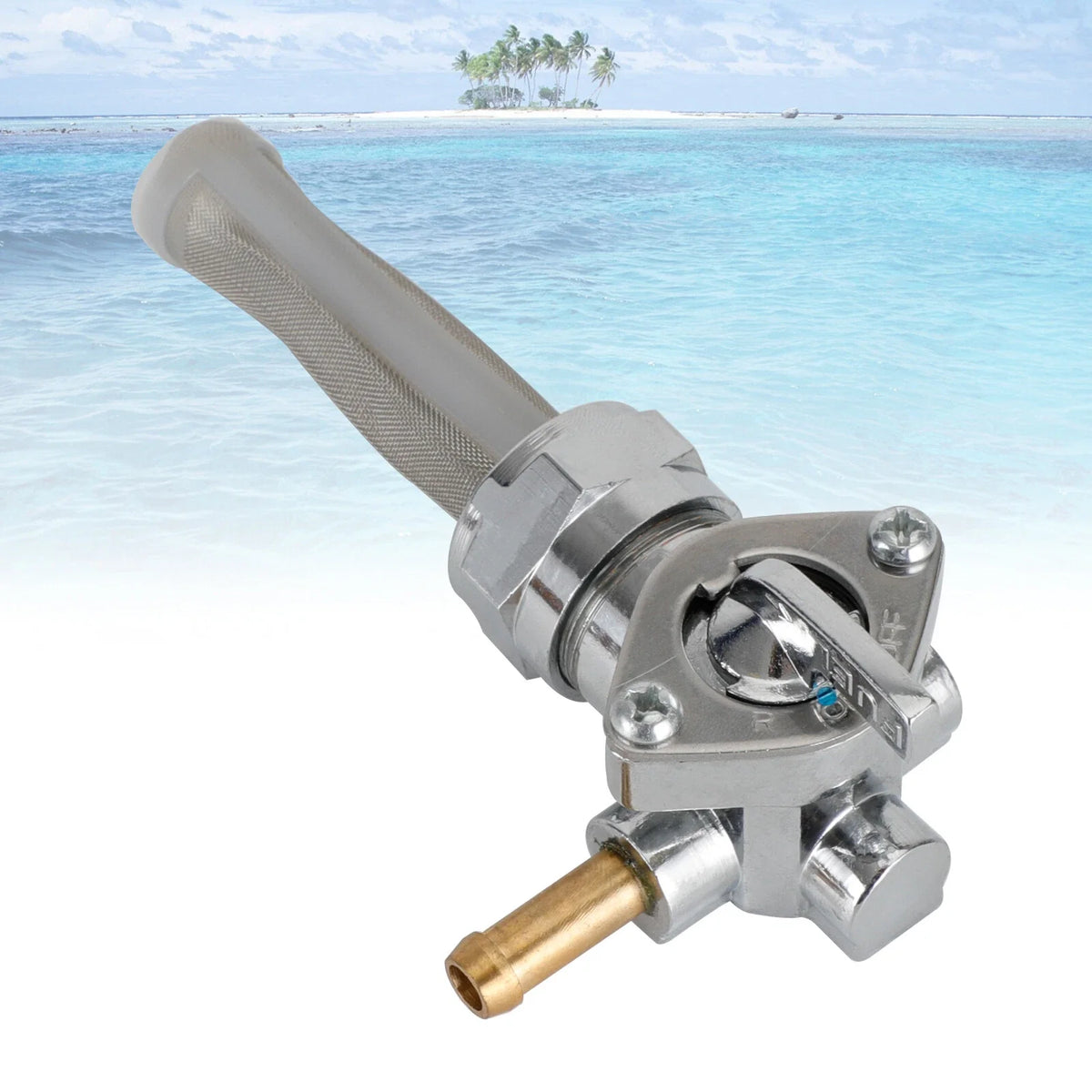 Gas Tank Fuel Cock Valve Petcock for Harley XL883 XL1200 Sportster (1991–1994)