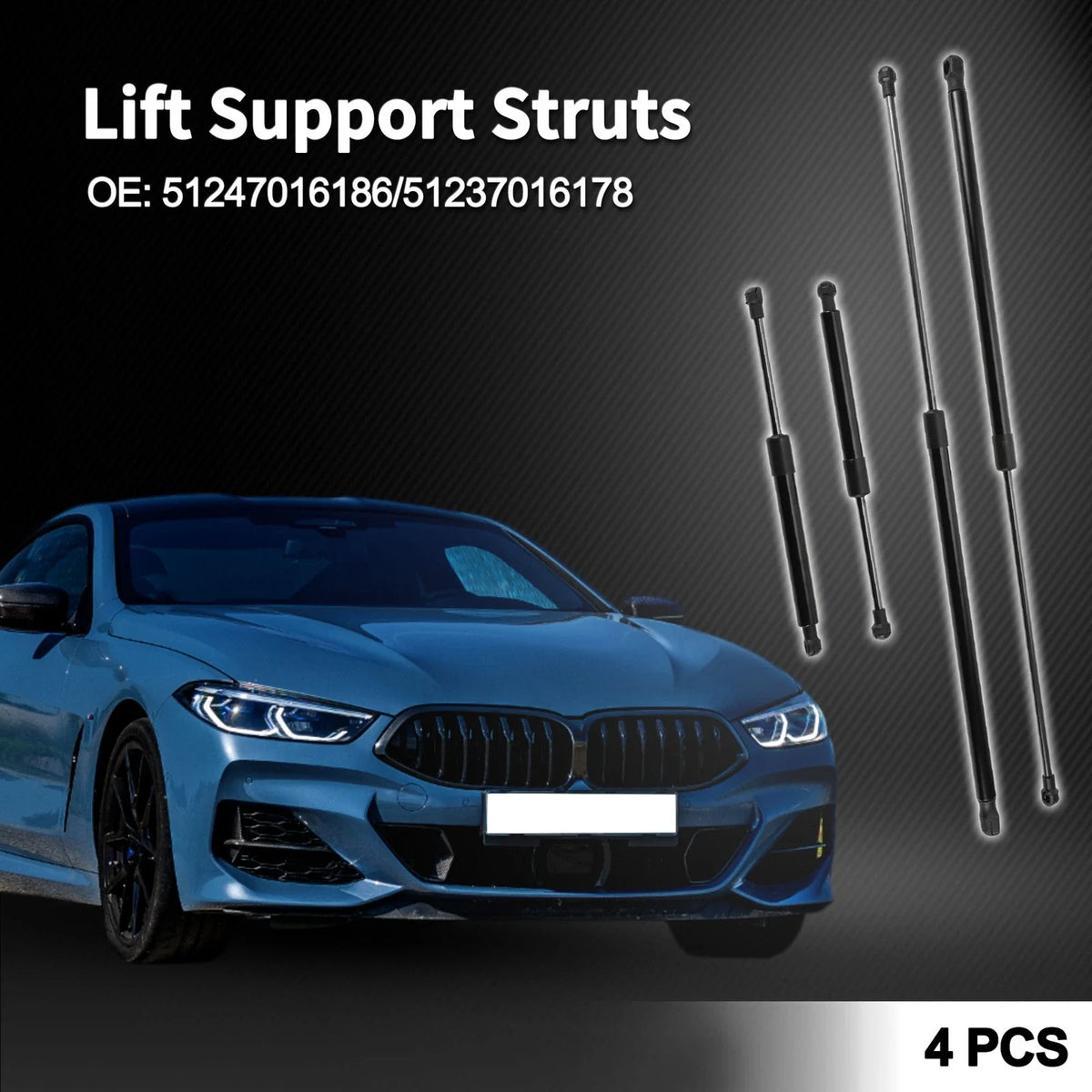 Lift Supports Struts No. 51247016186 for BMW Z4 (2003–2008)