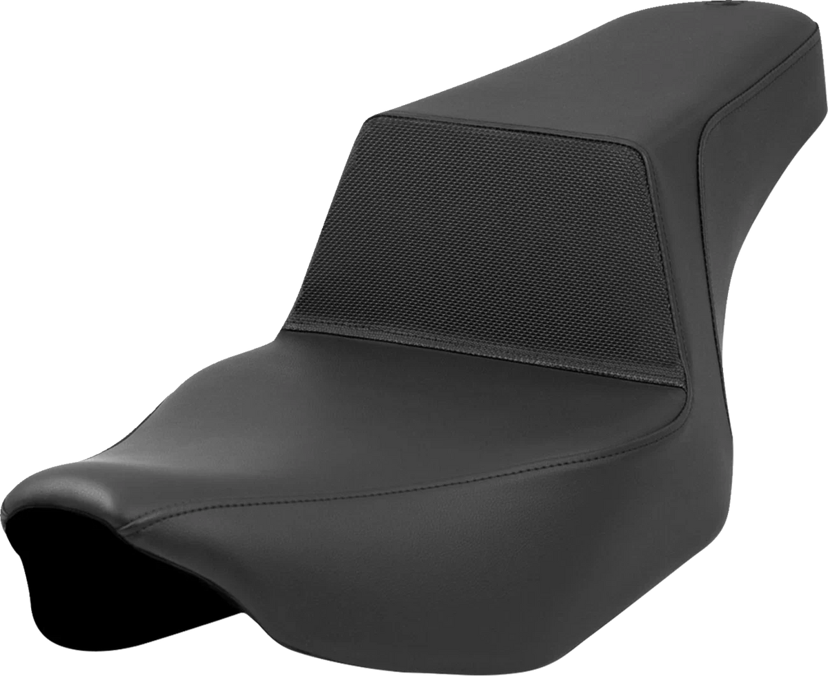 SADDLEMEN Step-Up Seat for FL (2023–2024) - Gripper Lumbar - Black - Extended Reach