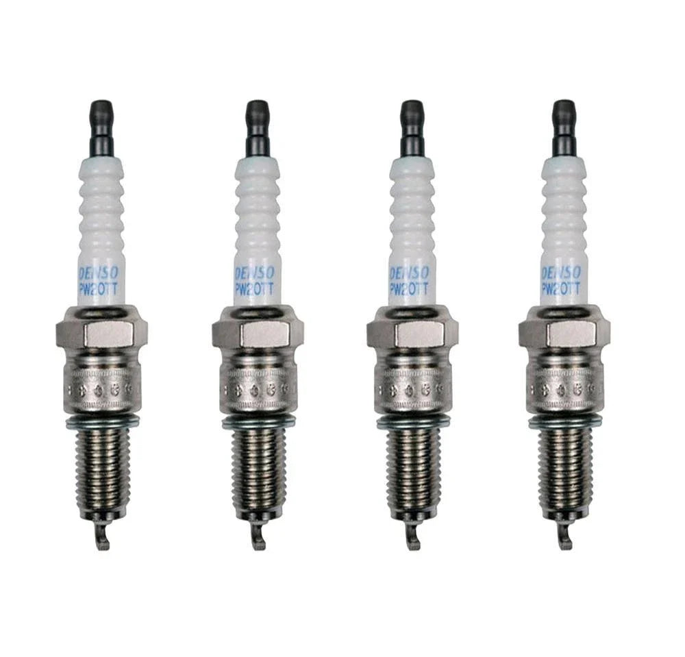 Set of 4 Denso Platinum TT Spark Plugs (Gap 0.040) for