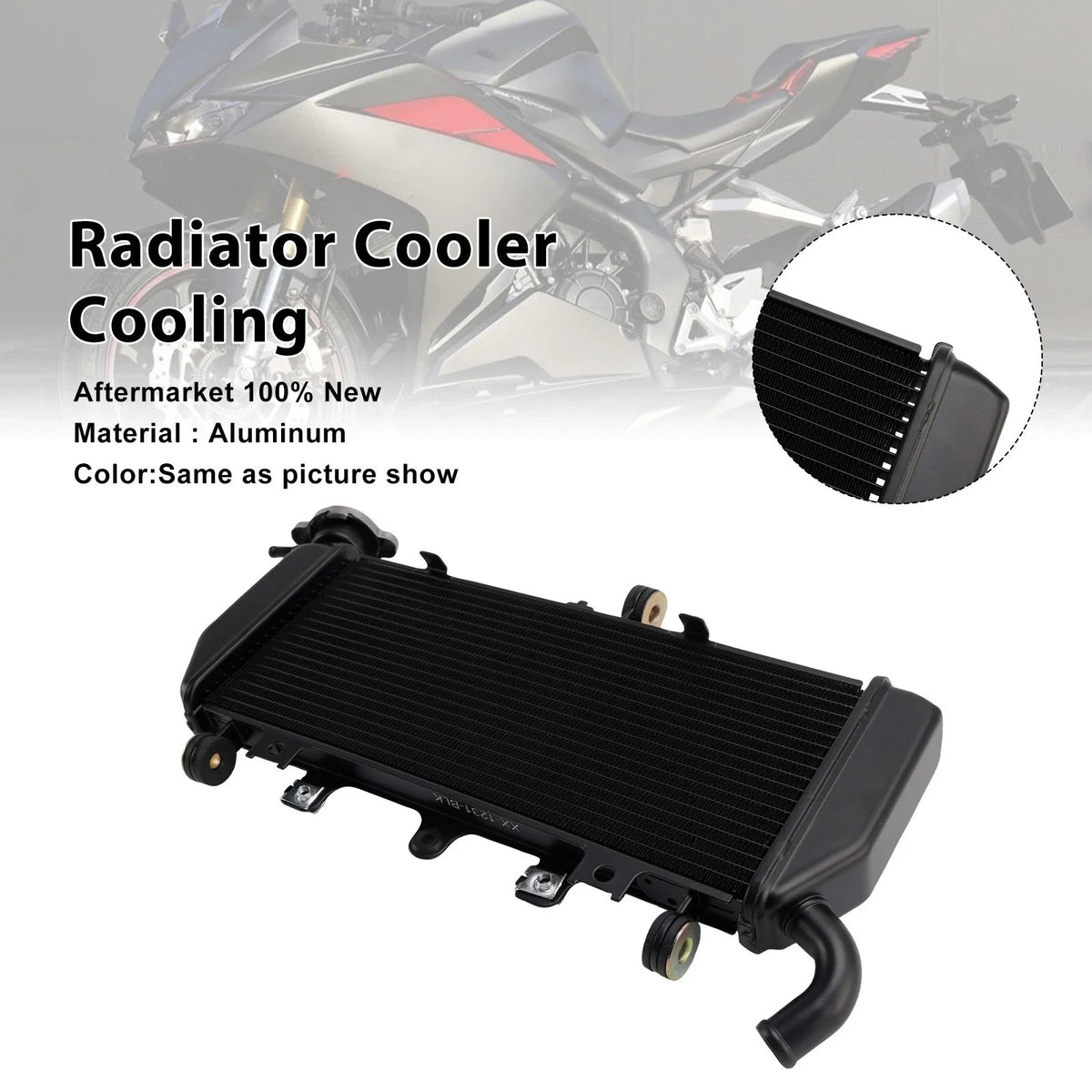 Aluminum Radiator for Honda CBR250RR 2017-2024