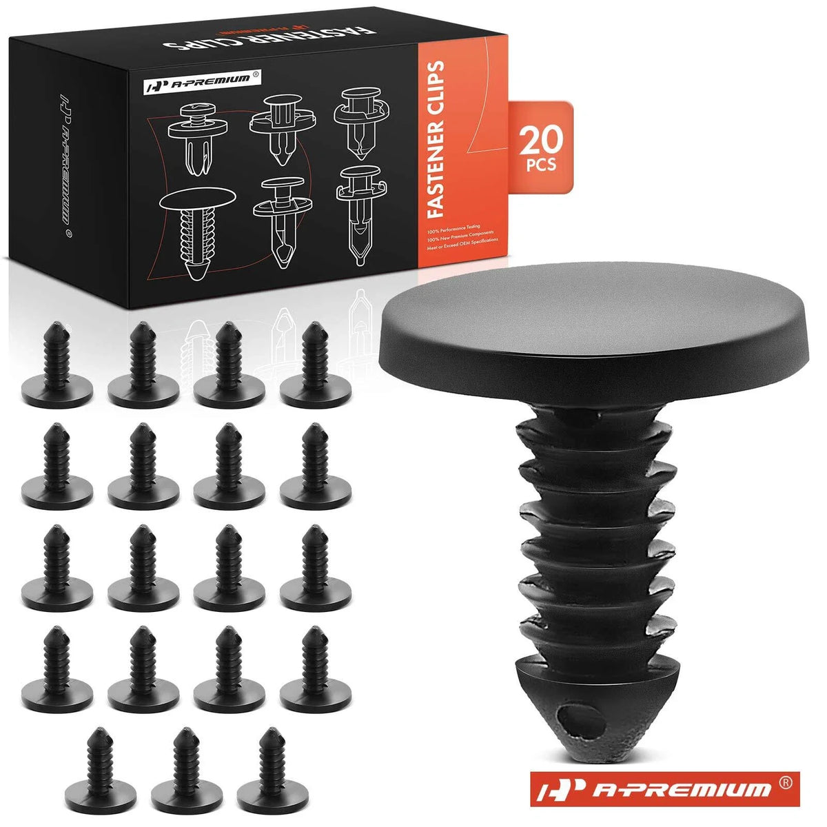 20x Nylon Weatherstrip Retainer Clips for GM Ford Mustang