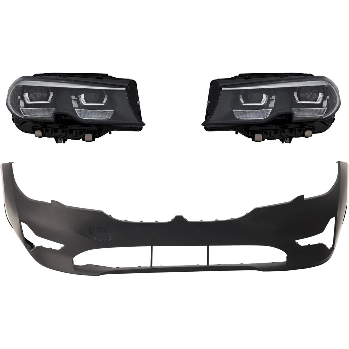 Headlight Set for BMW 330i xDrive (2016–2019) Left Right