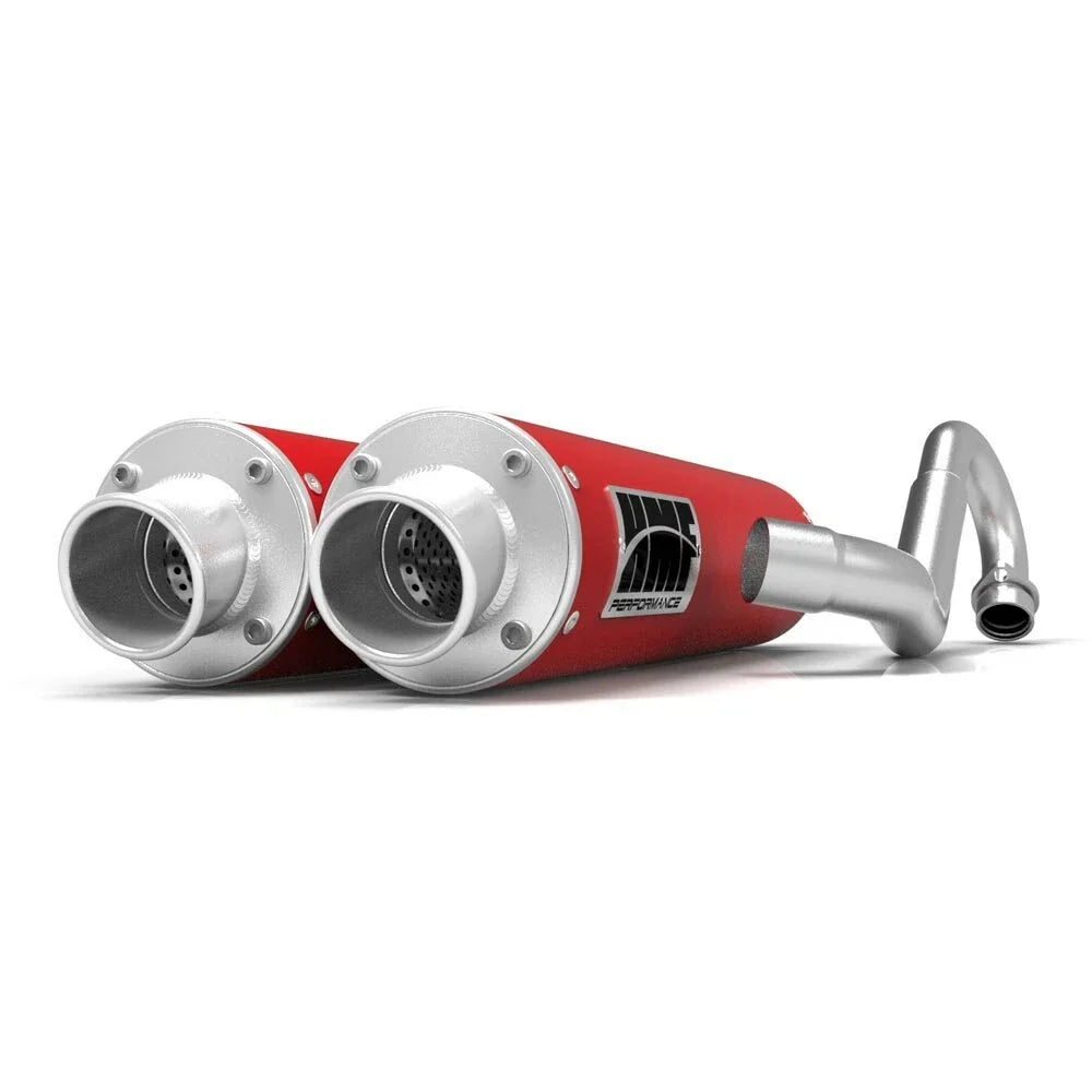 HMF Performance Dual Full Exhaust for Kawasaki KFX 700 (2004–2010)