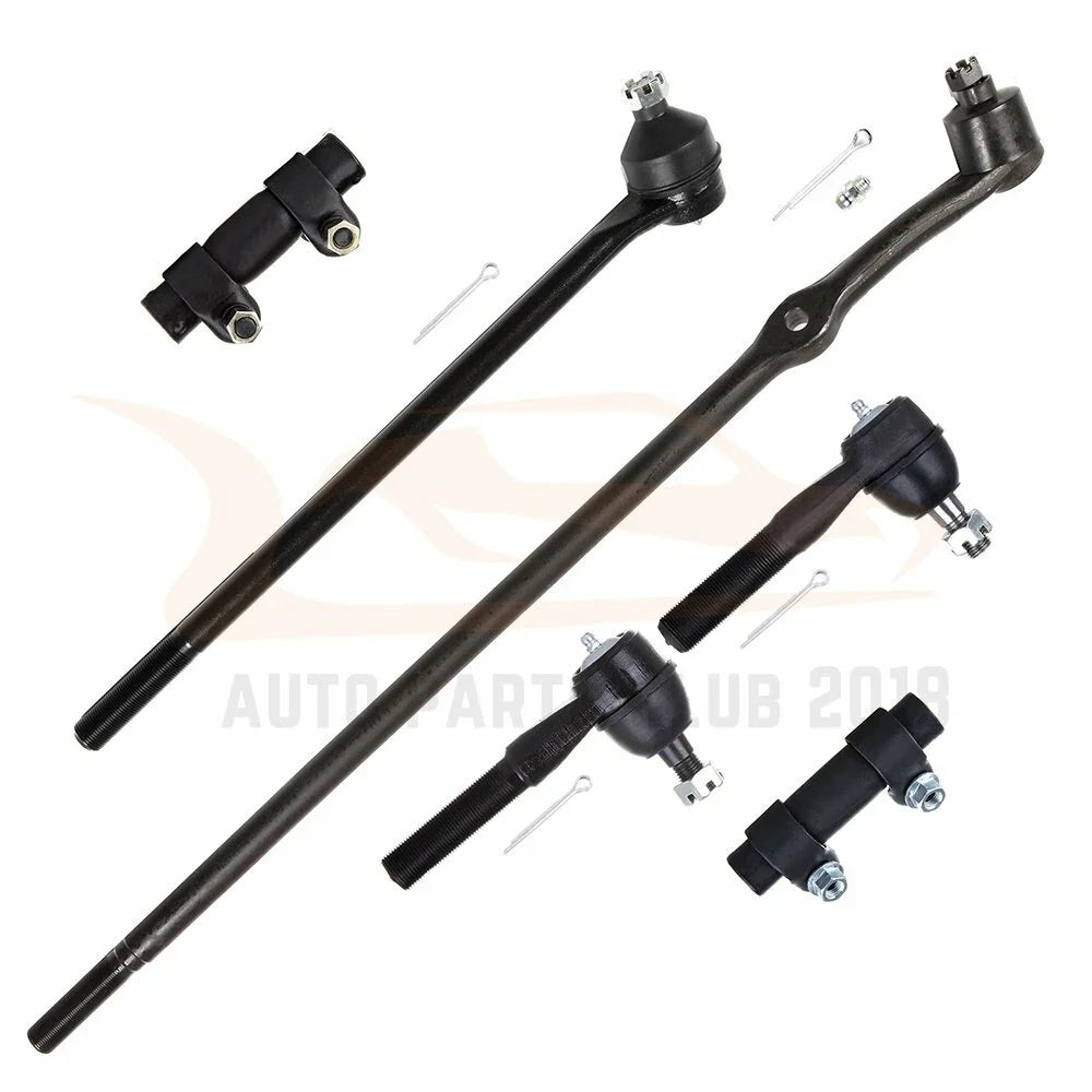 Set of 6 Suspension Steering Tie Rod Ends for Ford F-100 F-150 F-250 F-350 Bronco