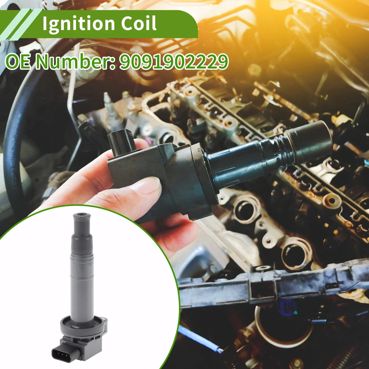 Ignition Coil Pack No. 9091902229 for Toyota Yaris (2004–2005)