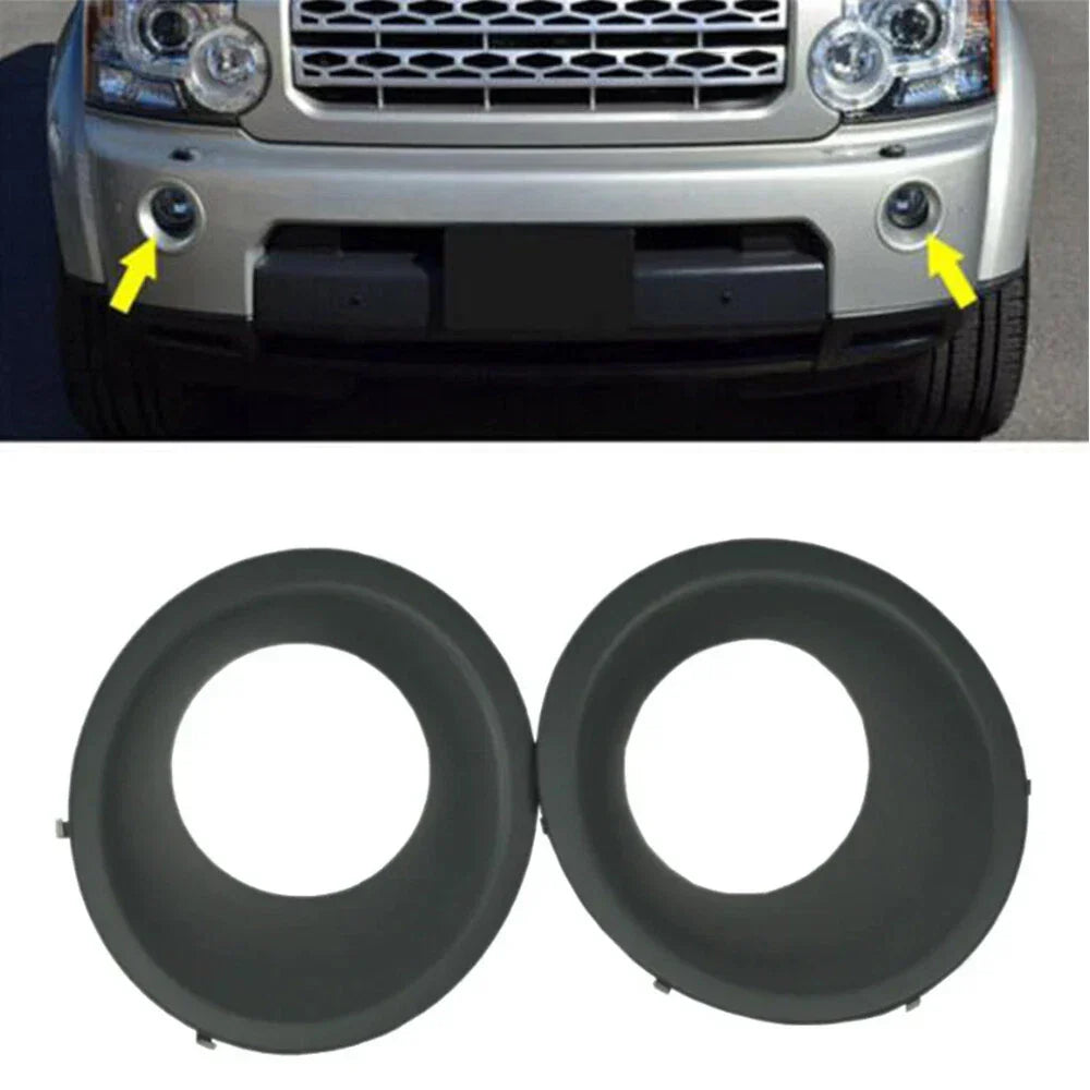Front Fog Light Bezel Covers for Land Rover LR4 (2010-2016)