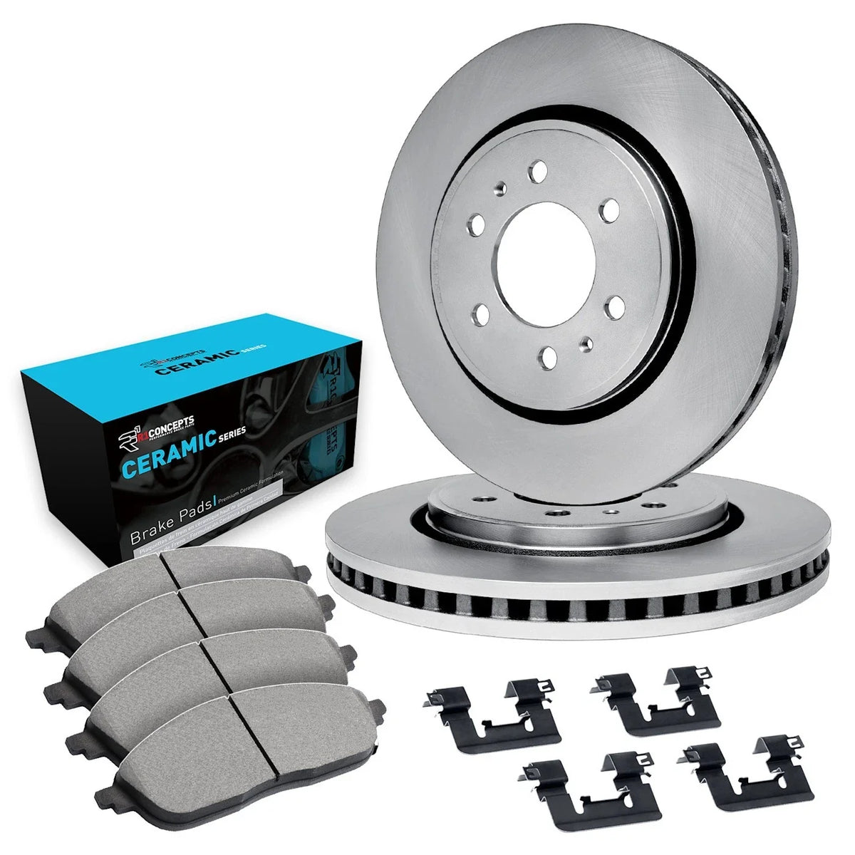 Brake Disc and Pad Set - 2X for Nissan Pathfinder 2005-2012