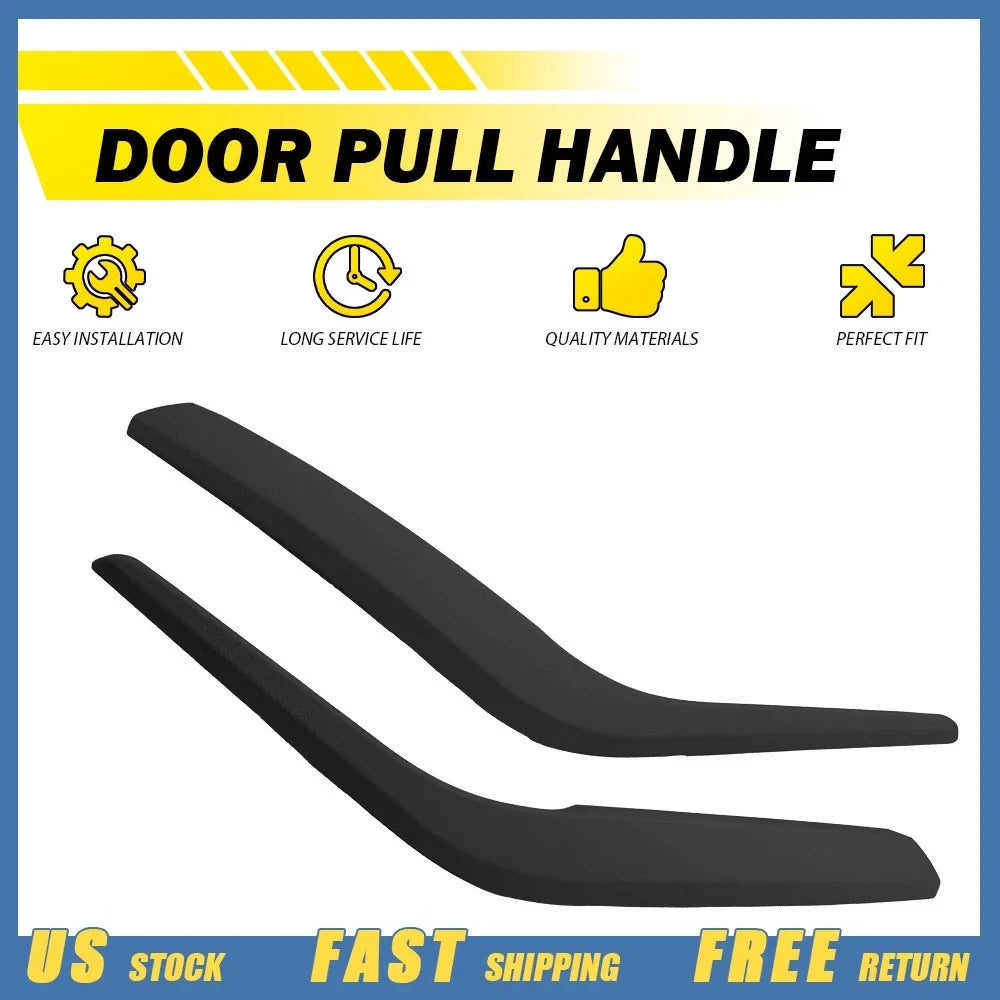 2Pcs Interior Door Handle Panel Trim Black for BMW X1 E84 (2009–2015)