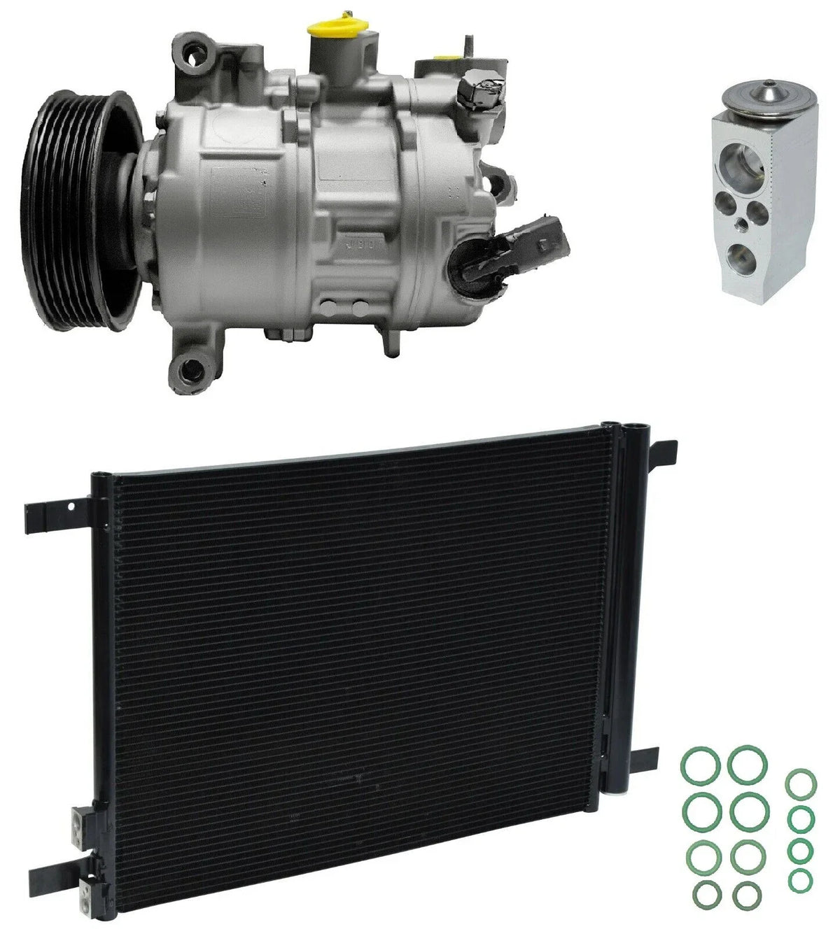 A C Compressor Kit With Condenser Replacement for Audi TT 2017–2019