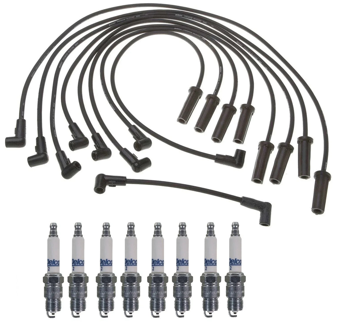 Pro Ignition Wire Set & ACDelco Rapidfire Spark Plugs Kit for GMC G3500 (1996–2002)