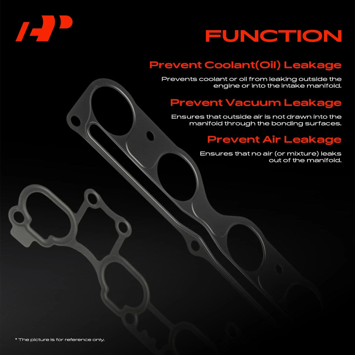 Intake Manifold Gasket Set L4 1.8L for Nissan Sentra (2000-2006)