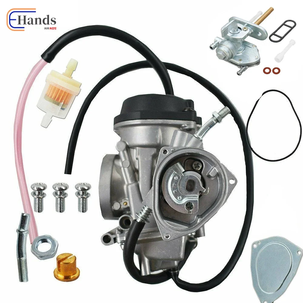 Carburetor Assembly with Fuel Petcock for Suzuki Quadsport Z400 2003-2007