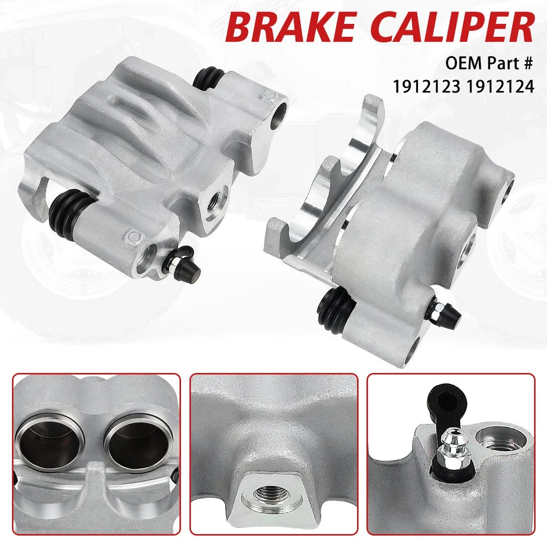 Brake Calipers & Pads Set for Polaris Ranger 700 (2008-2009), EV (2010-2021)