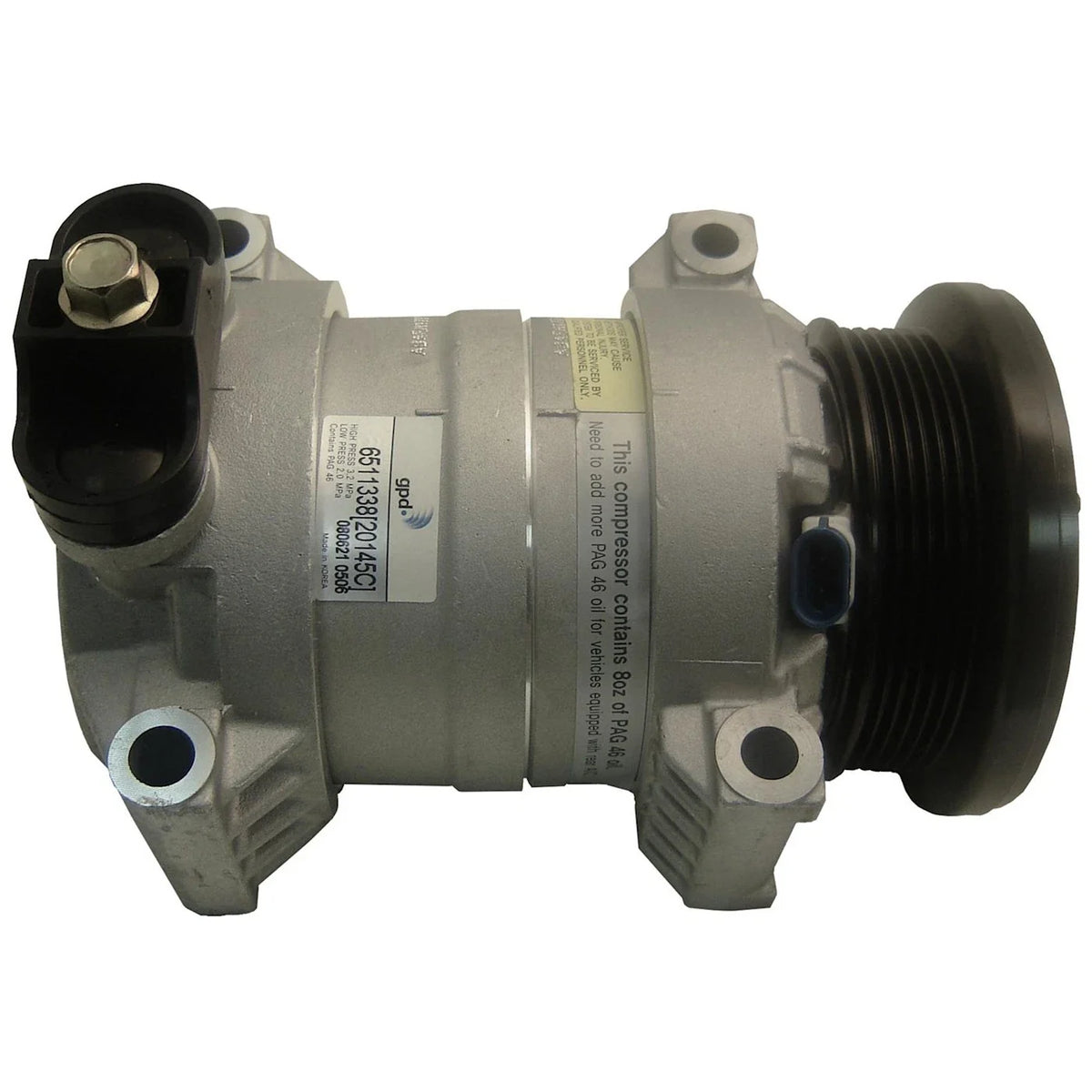 A/C Compressor with Clutch for Hombre (Isuzu) 1998-2000