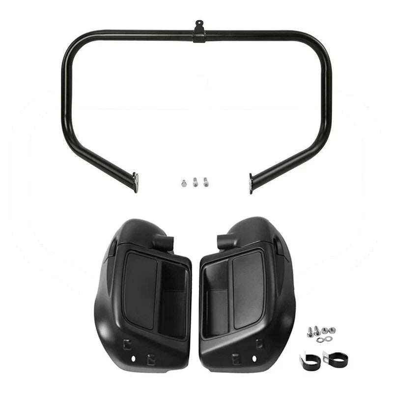 Engine Guard Crash Bar with Vented Fairing for Harley Road Glide 2014-2024