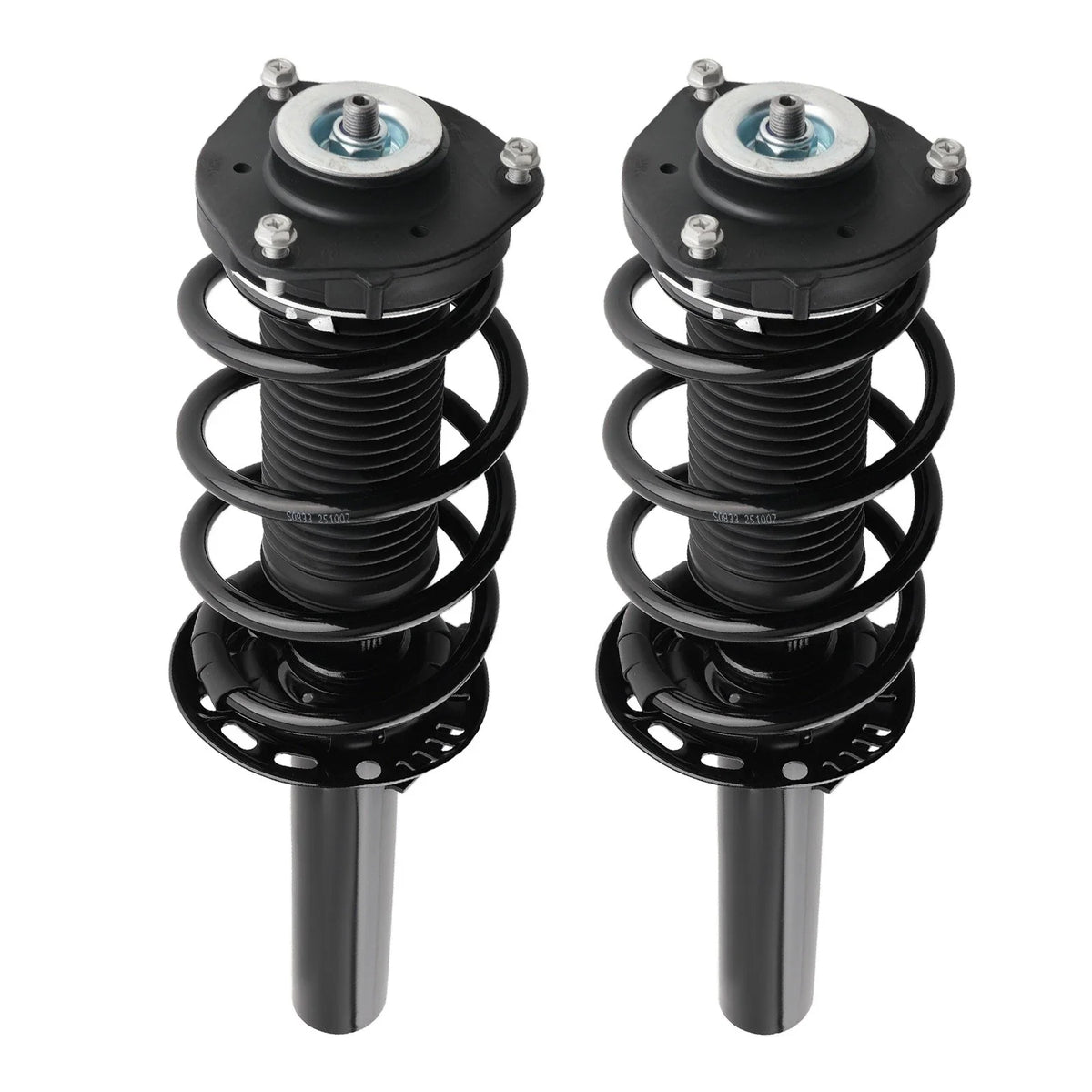 Front Pair of Struts with Coil Springs for VW Tiguan 2009–2017