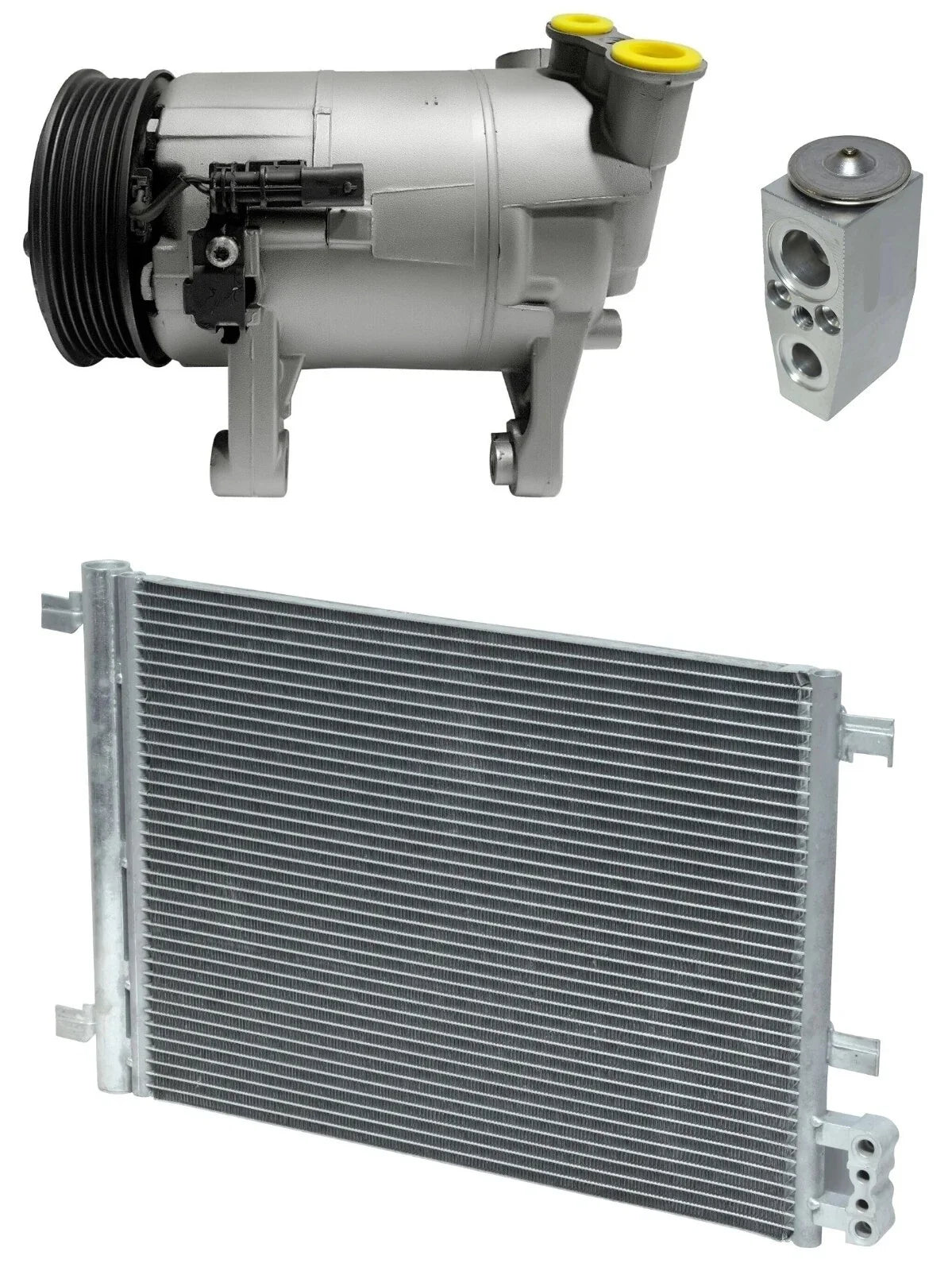 AC Compressor Kit With Condenser for Chevrolet Corvette 6.2L (2019–2019)