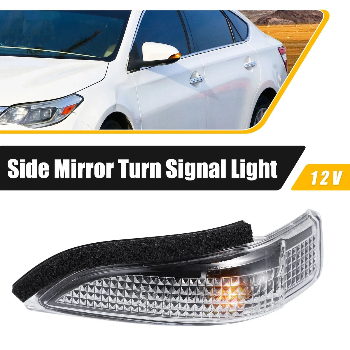 LED Left Side Mirror Turn Signal Indicator for Toyota Avalon (2013–2018)