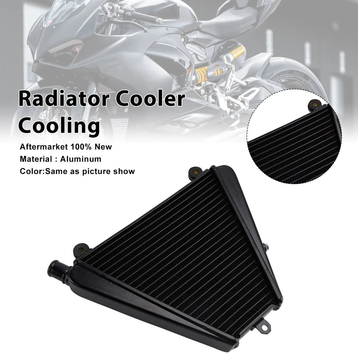 Radiator Cooler for Panigale V2 (2020–2024) and Streetfighter V2 (2022–2024)