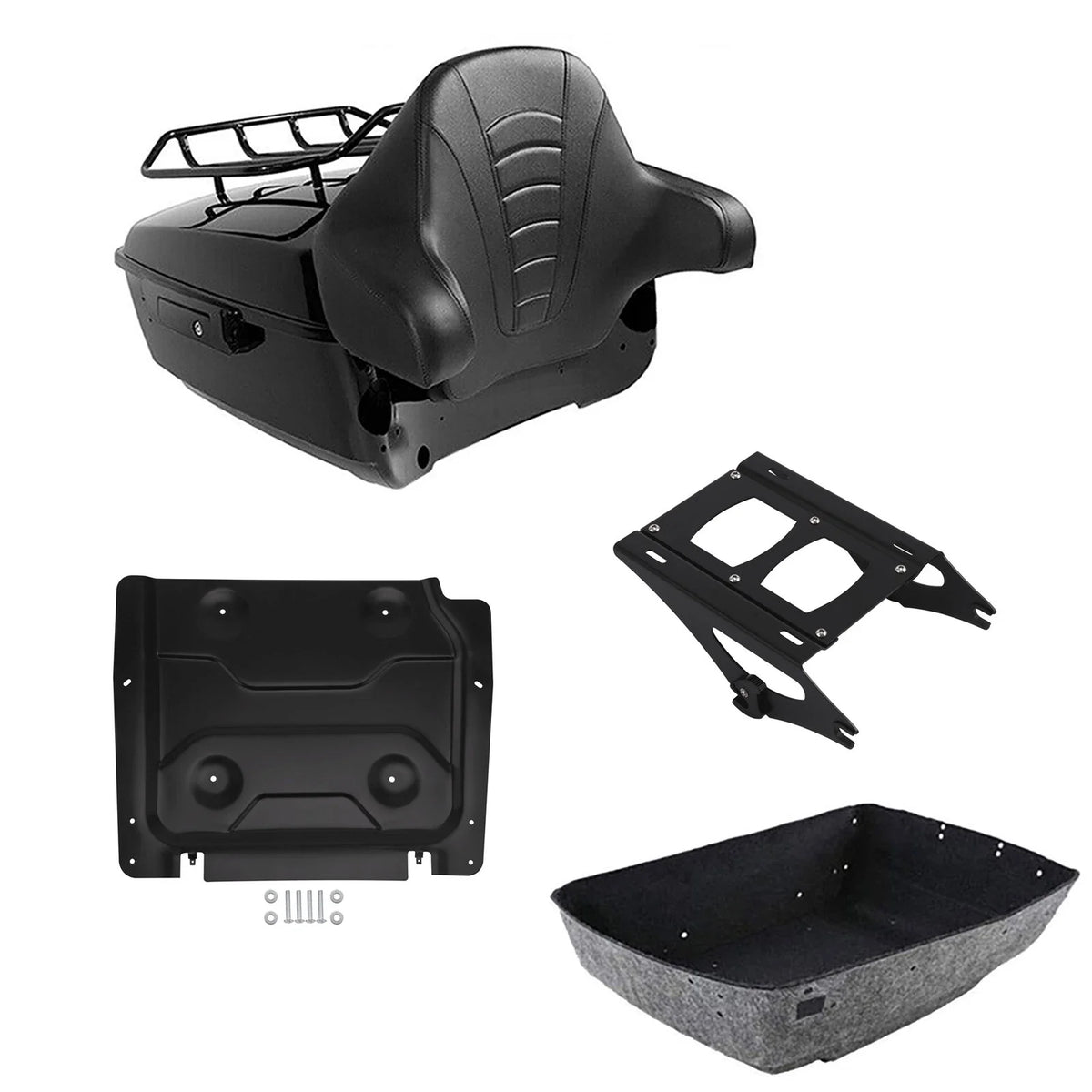 Luggage Mount Rack Plate for Harley Touring 2014 to 2026