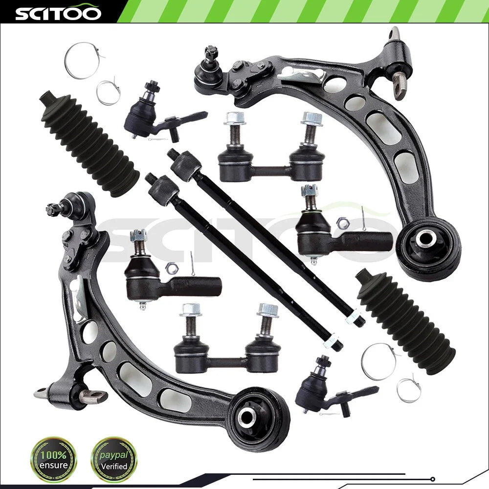 Front Control Arm Ball Joints & Sway Bar End Links for 94-01 Acura Integra