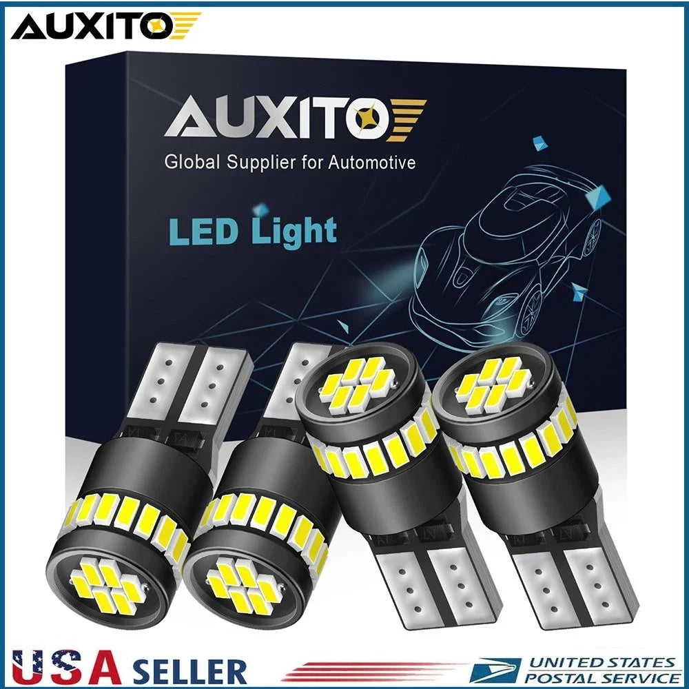 T10 LED License Plate Light Bulbs for (6000K, 168, 2825, 194)