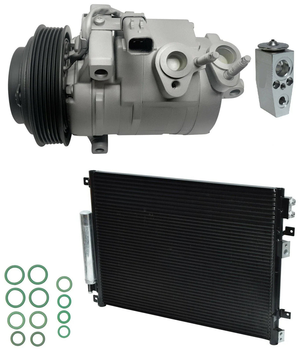 A C Compressor Kit With Condenser For Dodge Challenger 5.7L (2013–2014)