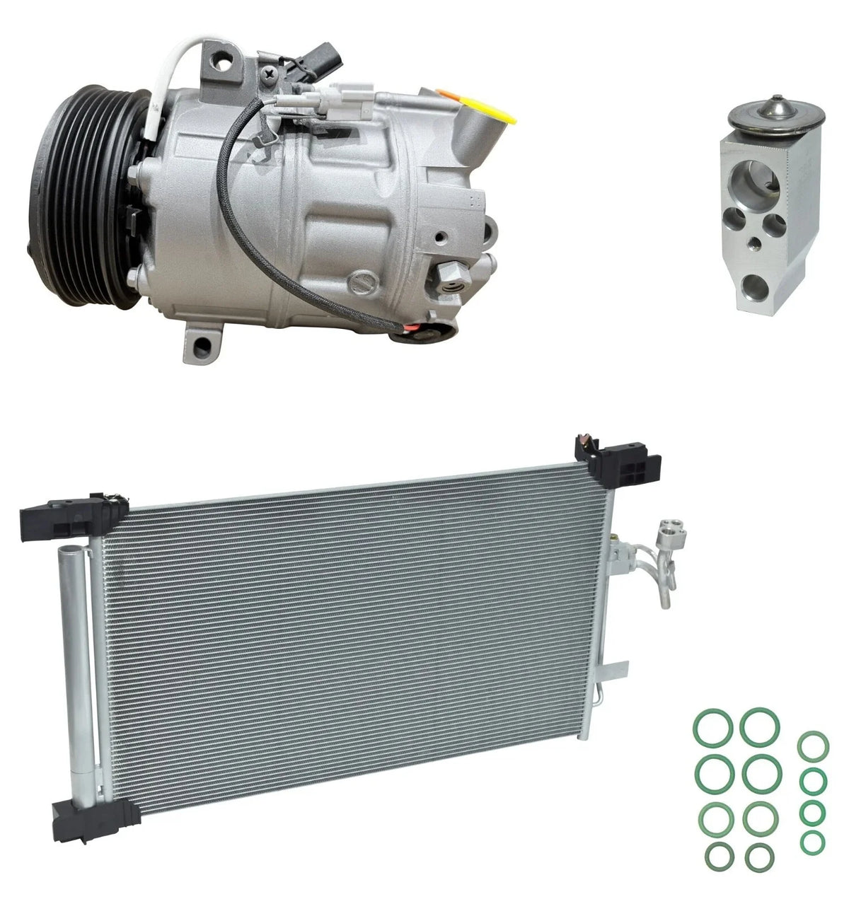 AC Compressor Kit w Condenser Replacement for Nissan Altima 2.0L (2020–2020)