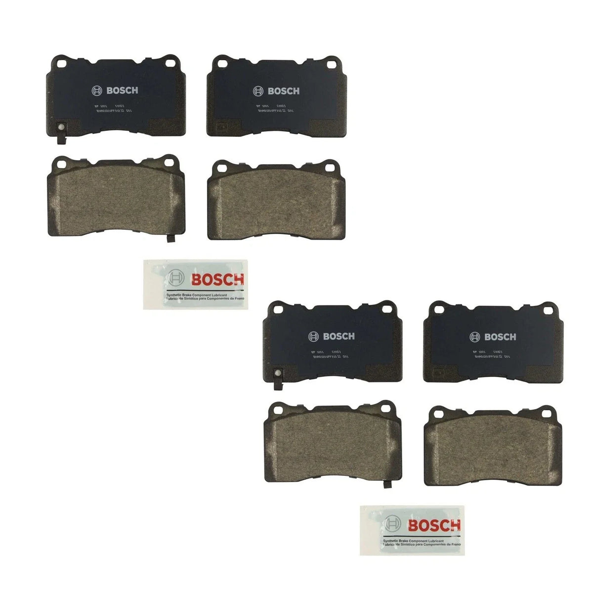 Bosch QuietCast Disc Brake Pad Kit for Dodge Viper, Ford GT (–2023)