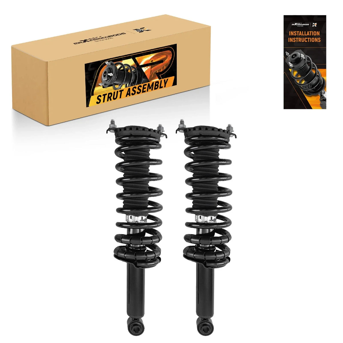 Set of 2 Rear Struts with Coil Spring Assembly for Subaru Outback (2000–2004)