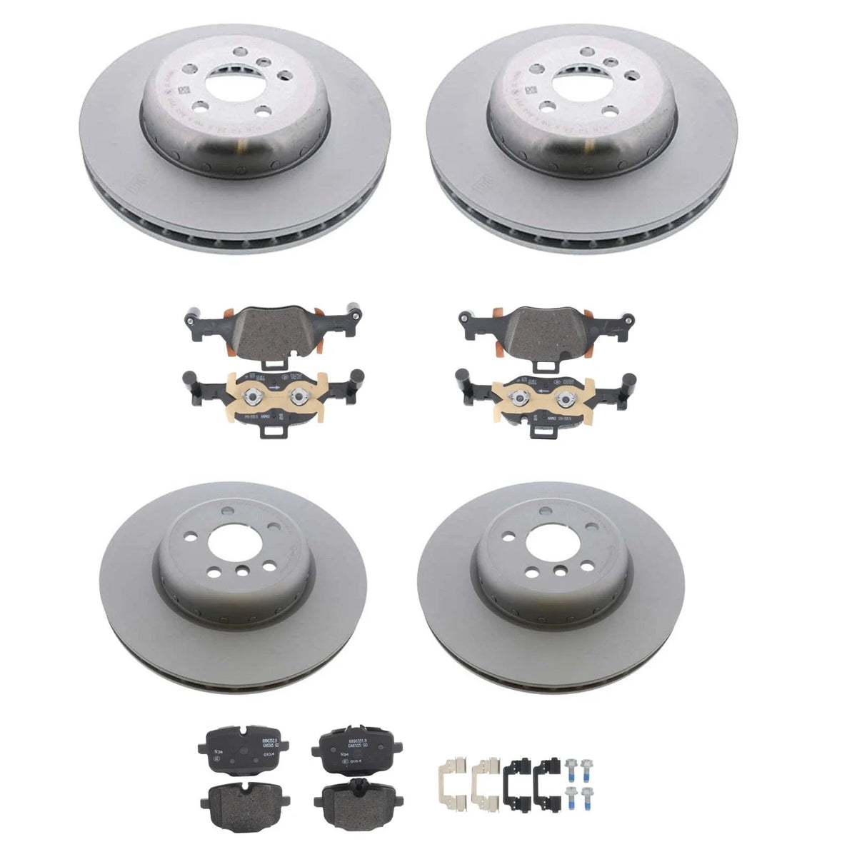Brake Discs and Pads Kit for BMW X5 X6 (2014–2020)