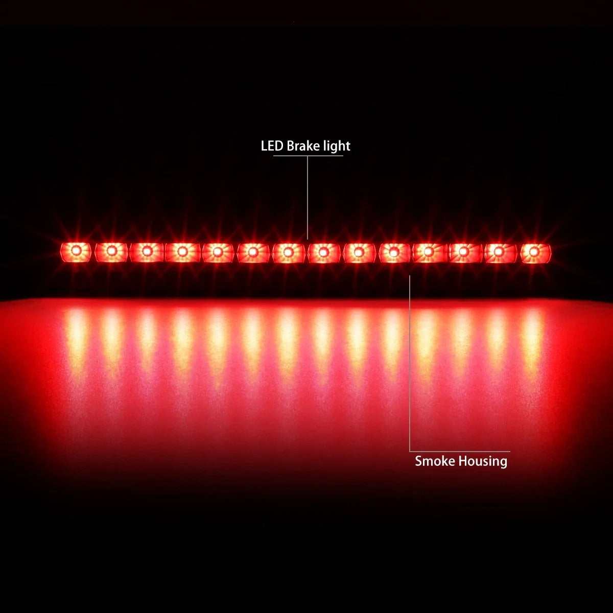 Full LED Third Tail Brake Light Lamp for Land Cruiser (1998–2007)