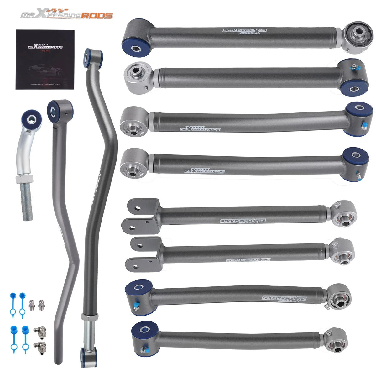Control Arms + Track Bar Kit for Jeep Wrangler JK 2007-2018