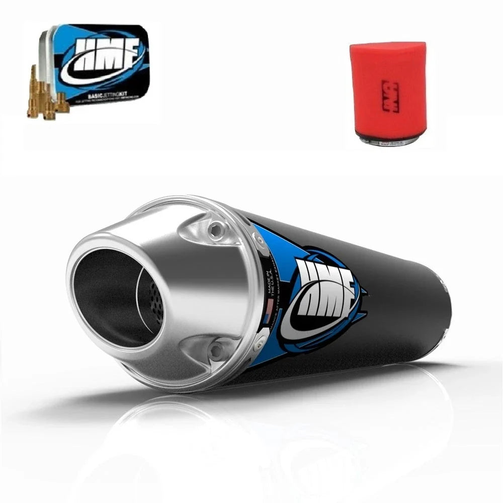 HMF Competition Slip On Exhaust + Jet + Uni Filter for TRX 450R (2006–2014)